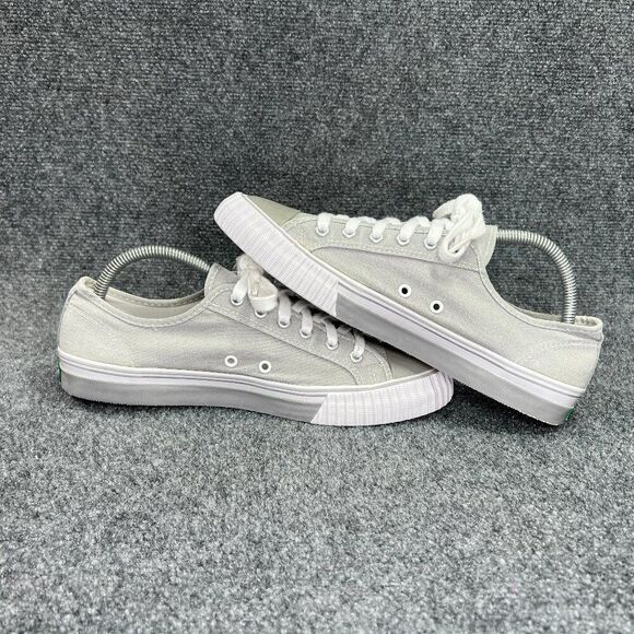 PF Flyers Center Low Sneakers Women's Size 10 Grey Canvas Retro Athletic Shoes - Picture 7 of 11